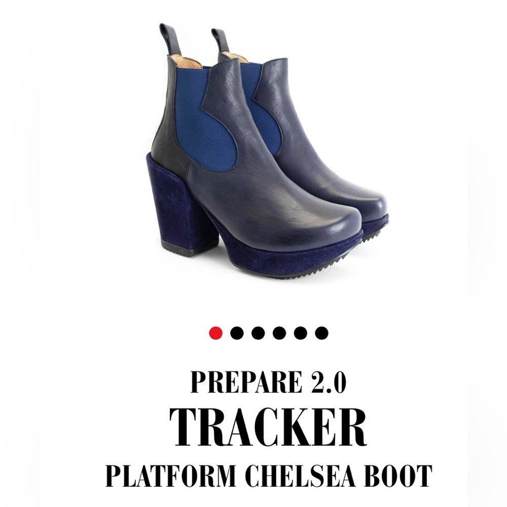 Fluevog Tracker 2.0 Platform Chelsea Boot